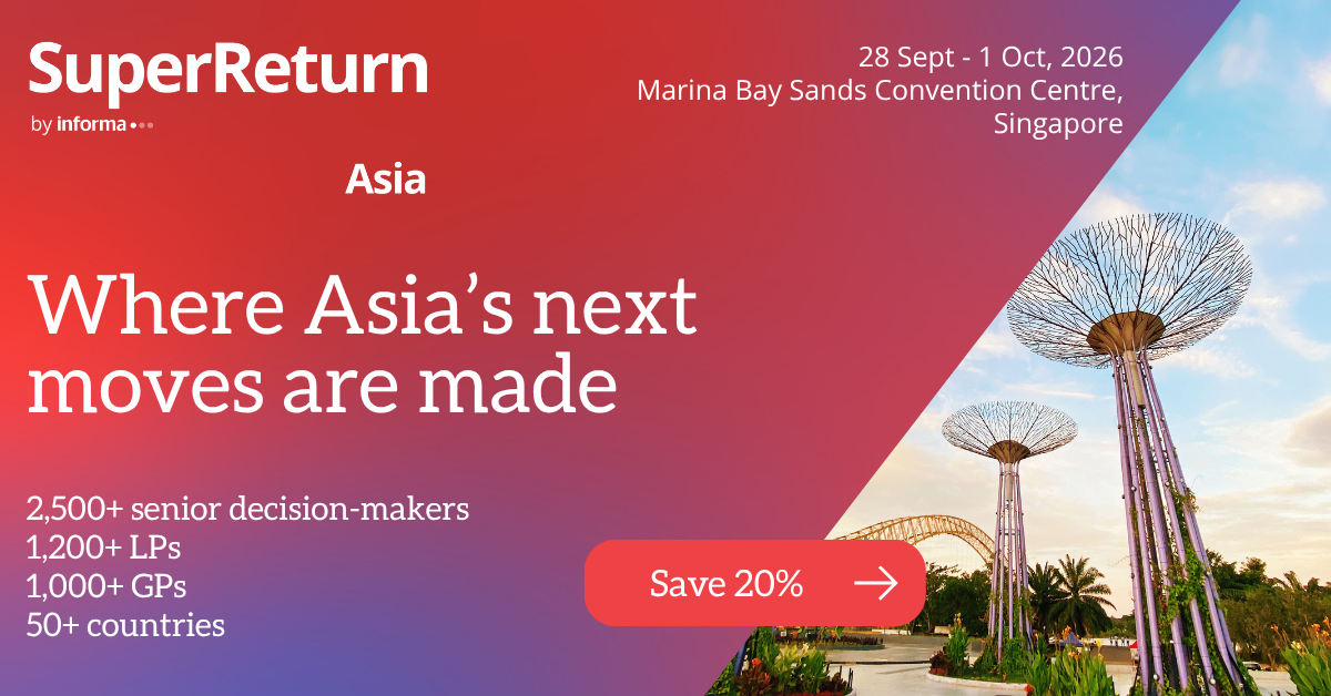 SuperReturn Asia 2026 — 28 Sept–1 Oct, Marina Bay Sands Convention Centre, Singapore